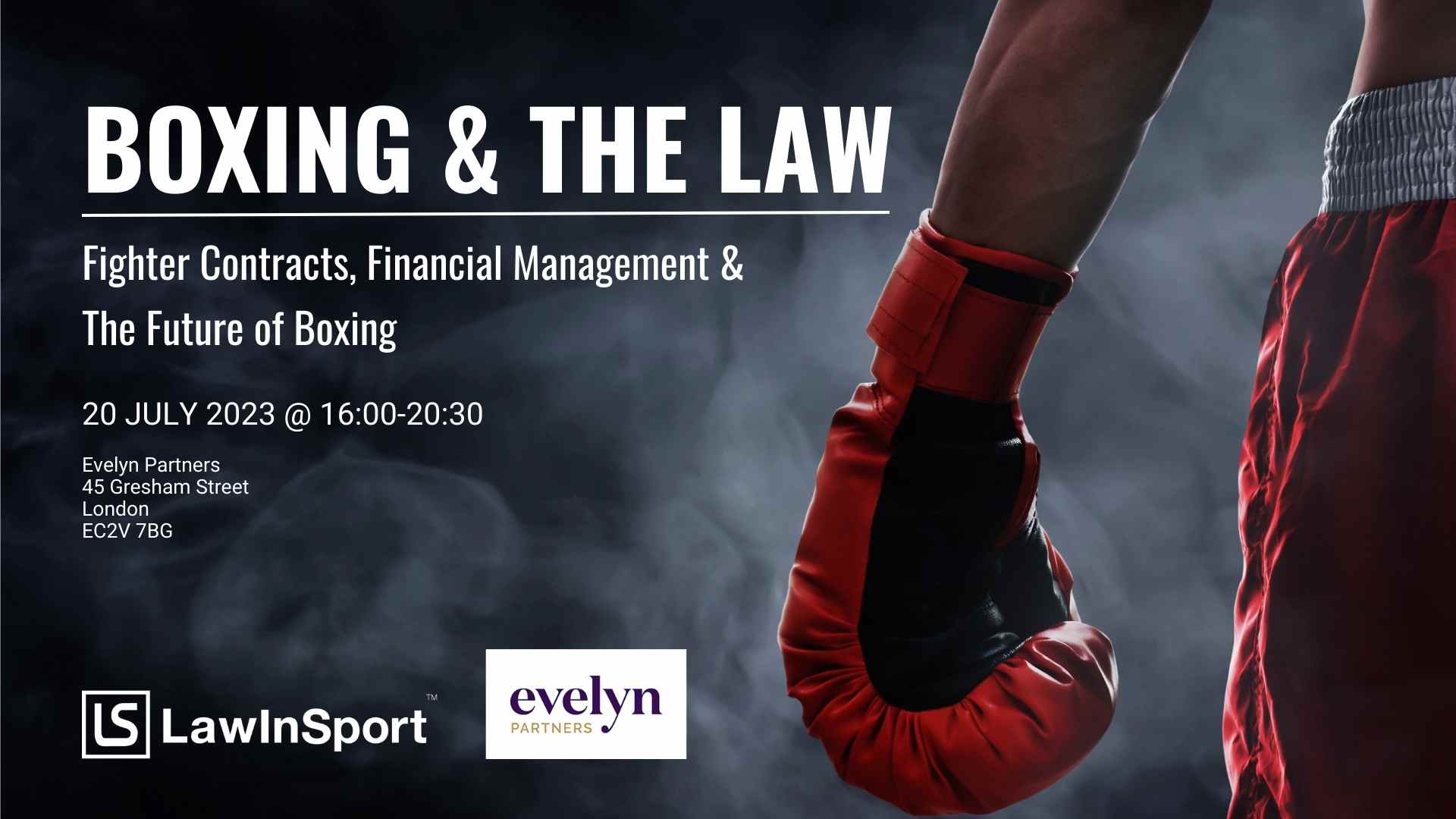 Boxing & the law seminar title image 